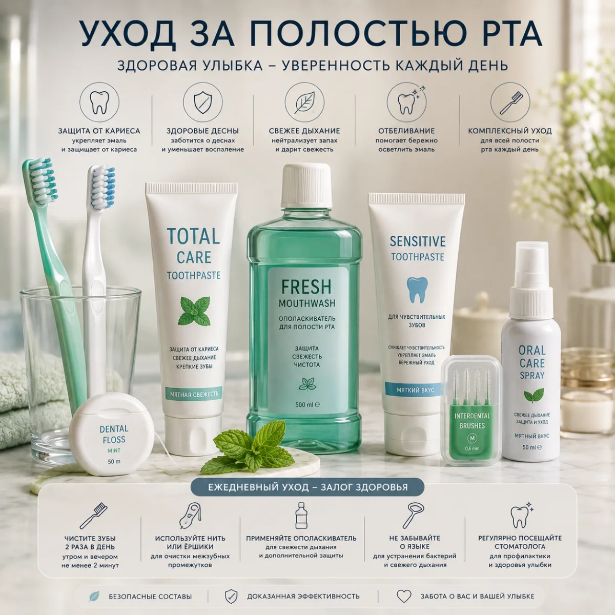 Уход за полостью рта